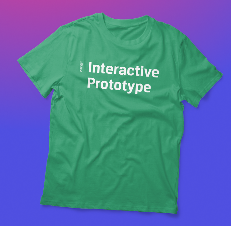 Interactive Prototype - Adult Cotton Tee